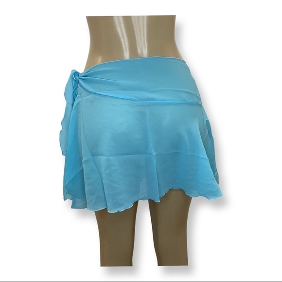 Zuliana solid color tie sarong NWT - Picture 3 of 4